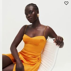 Reformation Marguerite silk dress